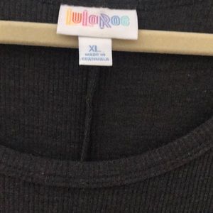 LuLaRoe Carly deep charcoal XL